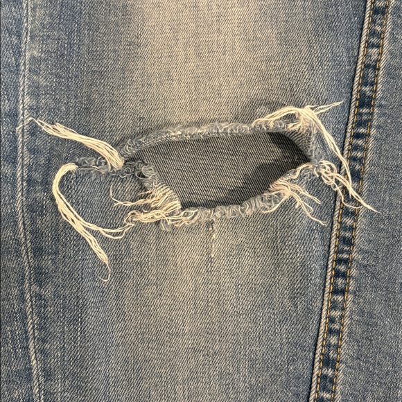 Zara Basic Dept Light Blue Denim Jeans - Picture 7 of 8